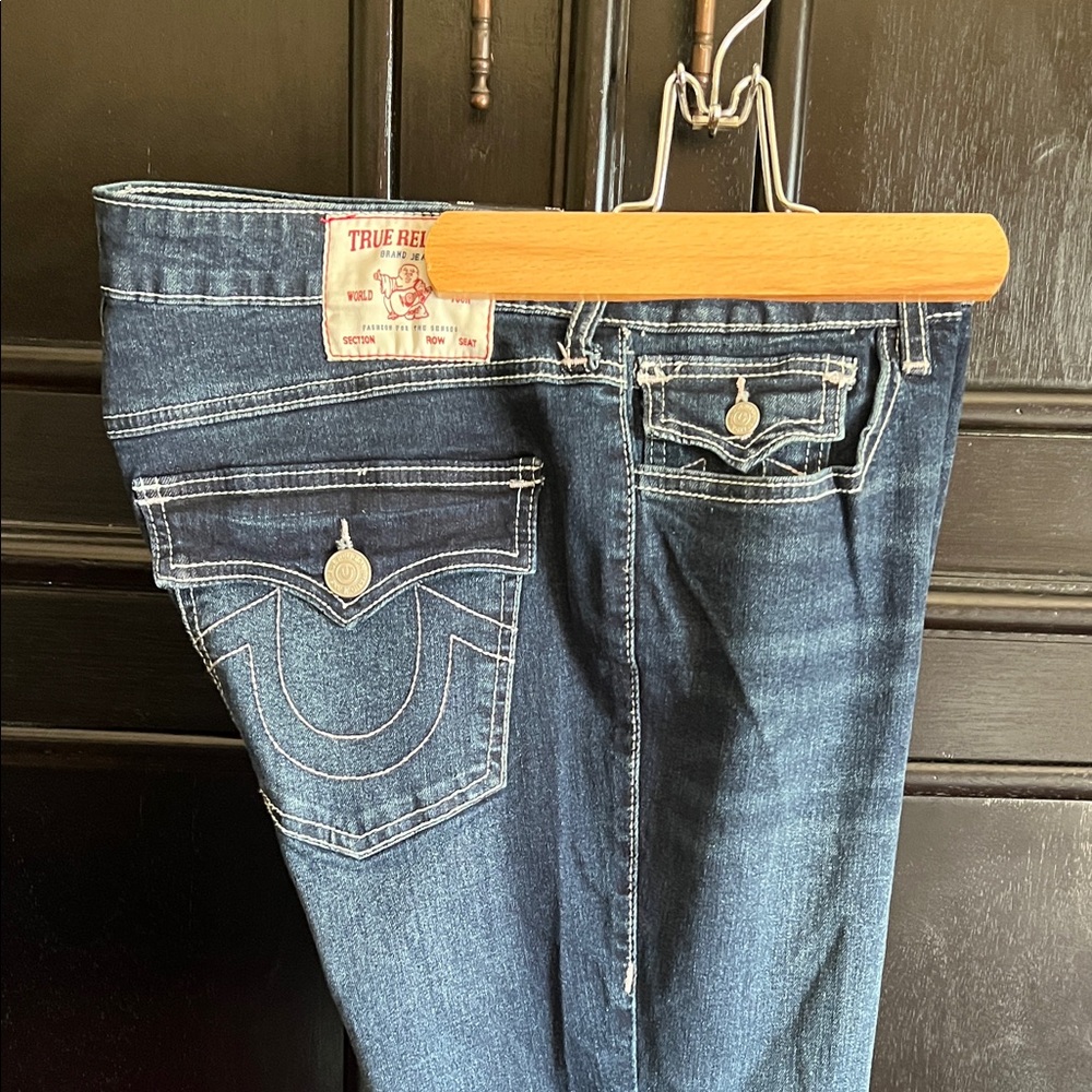 True Religion Women's Dark Blue Boot Cut Jeans    New with tags